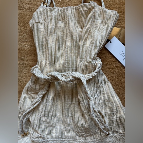 NWT PatBO METALLIC KNIT MINI DRESS - Picture 7 of 10